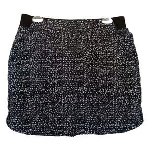 Cypress Club Women's Size M Tummy Smoothing Black/White Athletic Skort